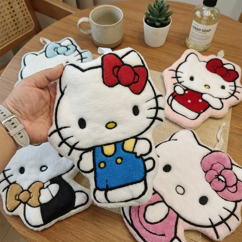 Cartoon Cat Printed Hand Towel - Laundry recension och pris