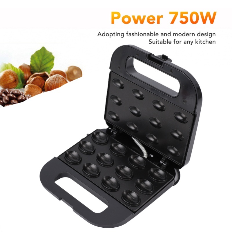 Electric 12 Walnut Cookie Mold - Mini Waffle Maker Machine recension och pris