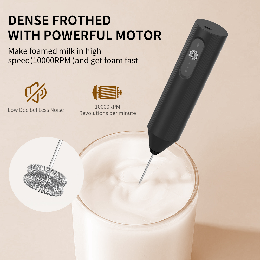 Multi-Function Wireless Rechar - Electric Milk Frother Handheld recension och pris