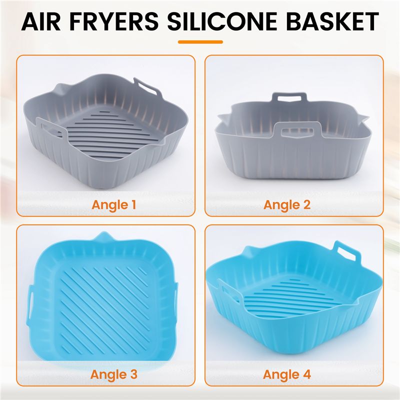 NEW HOT In Stock-2 Pcs Large A - Air Fryer Silicone Pot Liner recension och pris