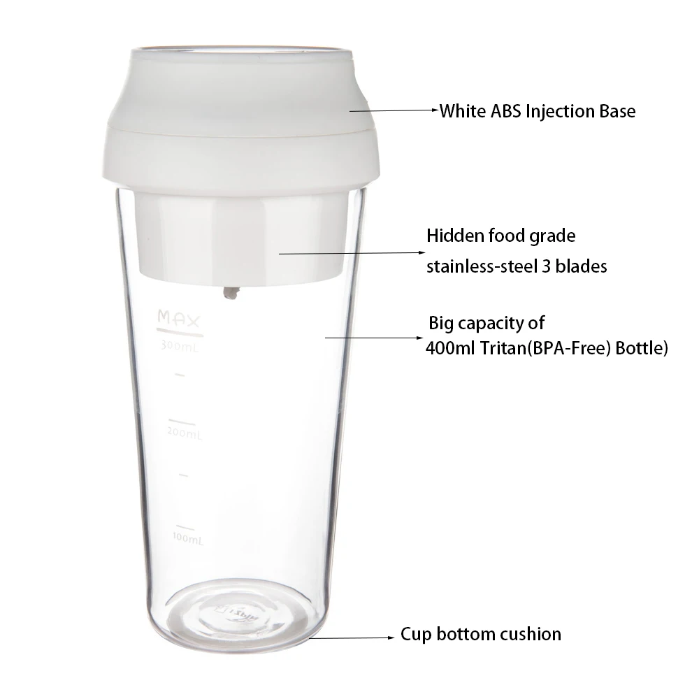 &Electric Cordless USB Recharg - Portable Blender Usb Rechargeable recension och pris