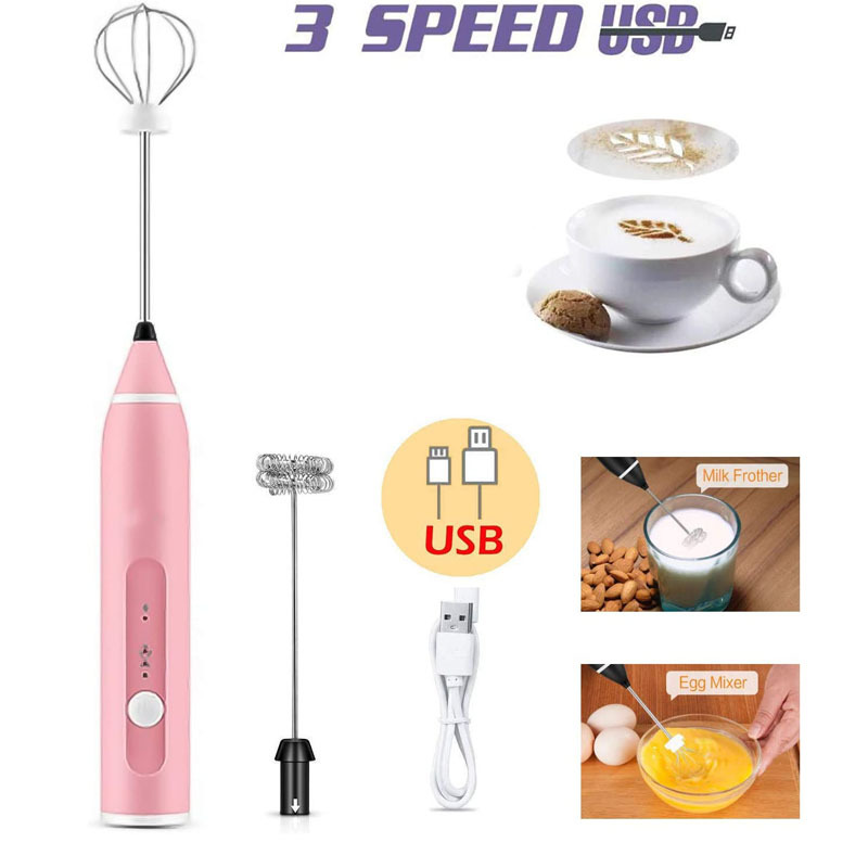 1 Set of Electric Milk Coffee  - Electric Milk Frother Handheld recension och pris