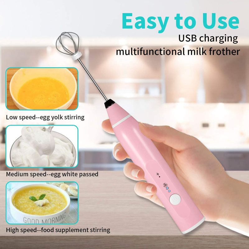 1 Set of Electric Milk Coffee  - Electric Milk Frother Handheld recension och pris