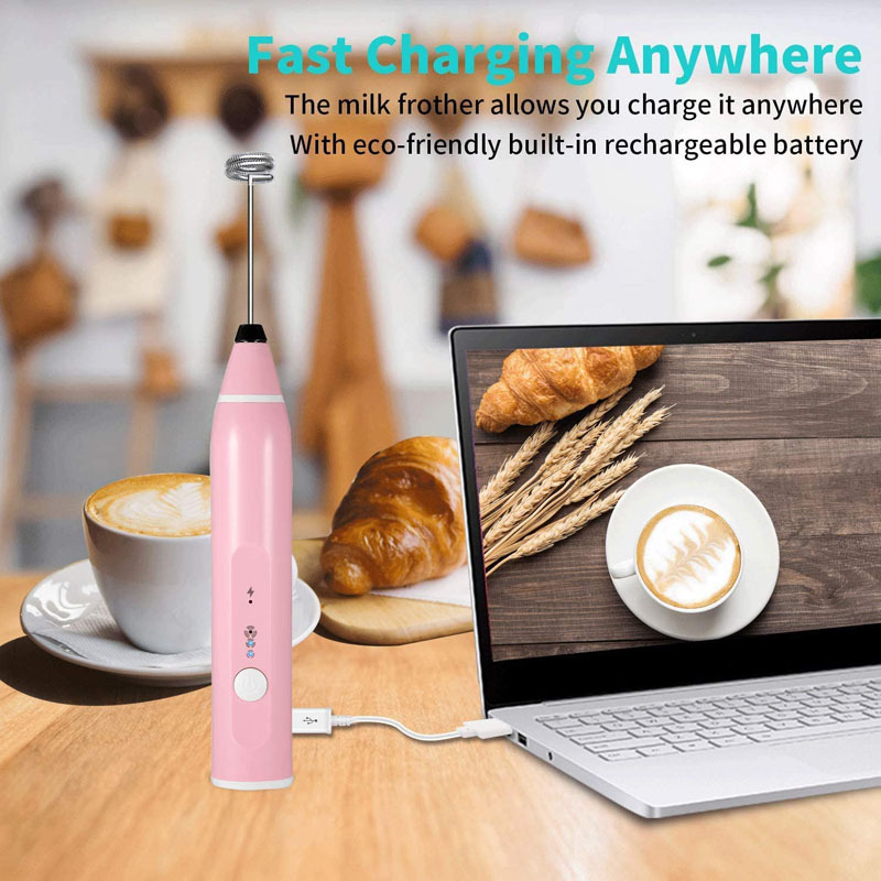 1 Set of Electric Milk Coffee  - Electric Milk Frother Handheld recension och pris
